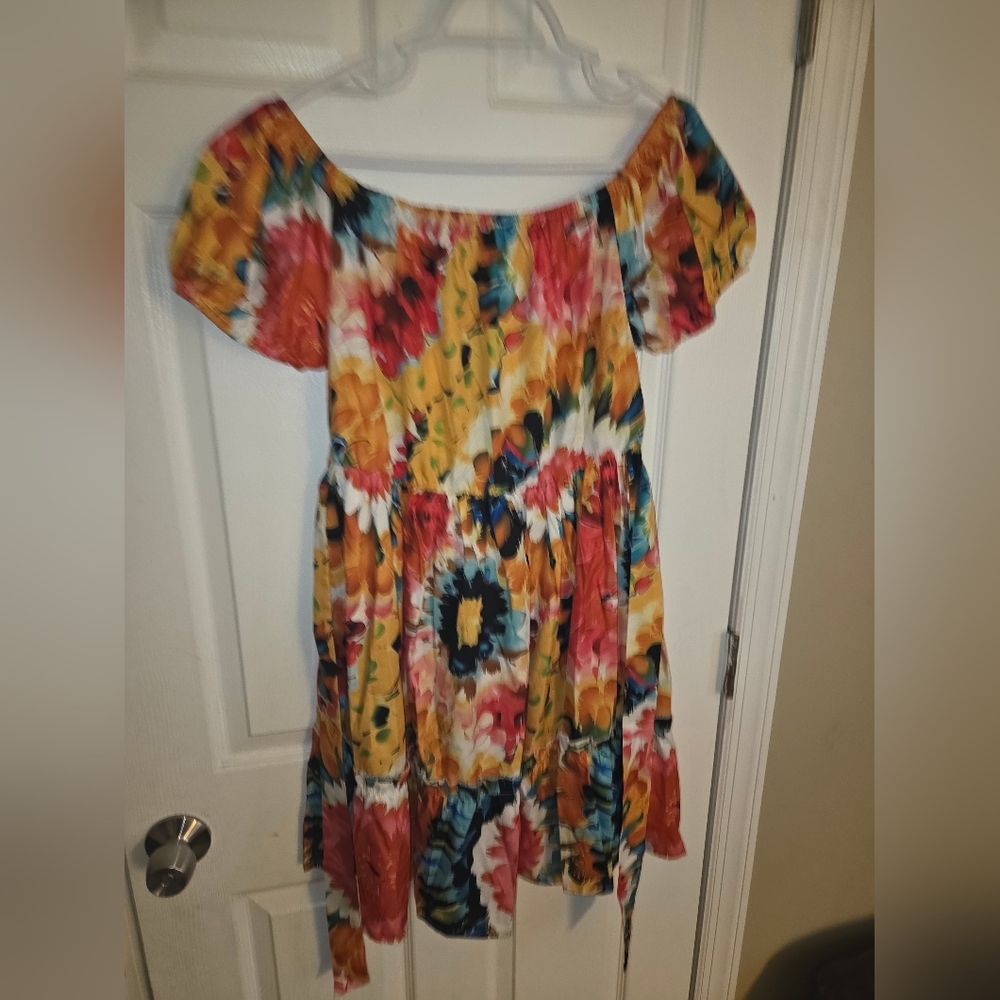 Vibrant Floral Dress